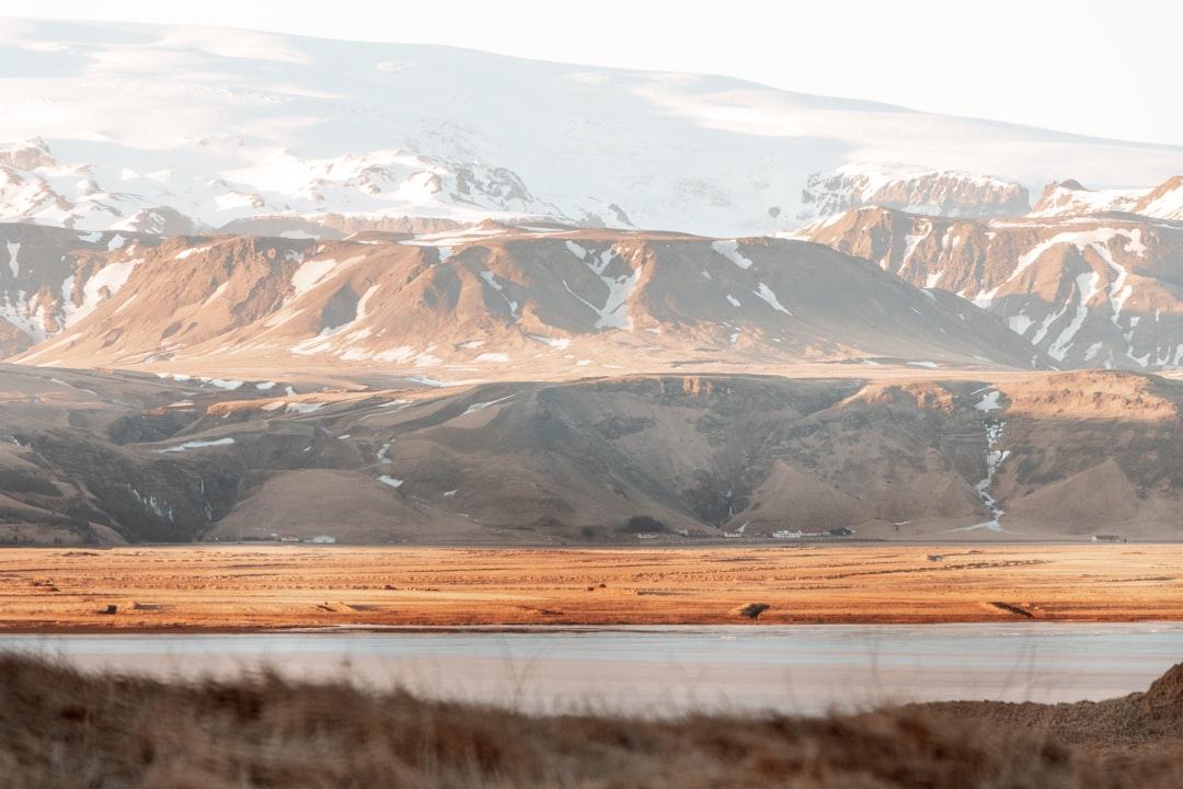 Mountain road through a dramatic Icelandic landscape